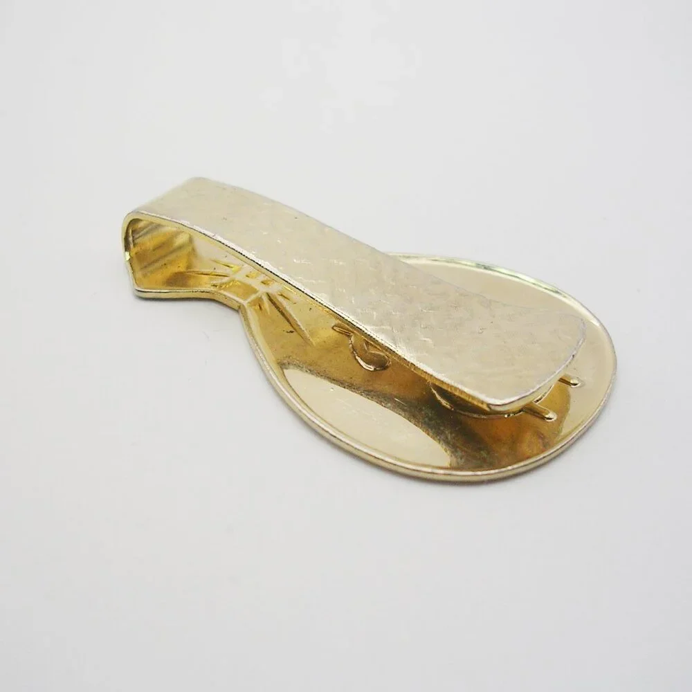 Vintage Money Clip Bag Dollar sign gold tone